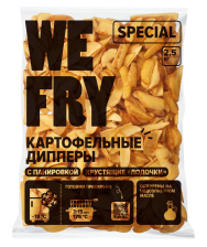 Картофельные дипперы с панировкой 2,5кг 1/5шт Ви Фрай D01 )
