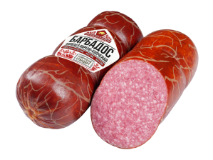 Сервелат Барбадос в/к натурин в/у ~2кг Сергиев-Посад