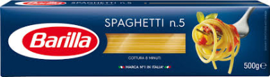 Макароны BARILLA Спагетти № 5  450гр
