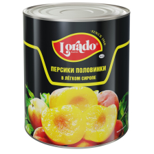 Персики половинки ж/б 3100мл (1800гр) 1/6шт Lorado Китай)