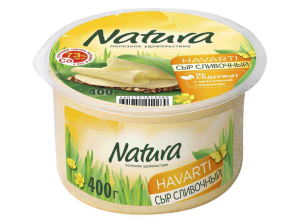 Сливочный сыр 45% цилиндр 400гр РФ 1/6шт Арла Натура