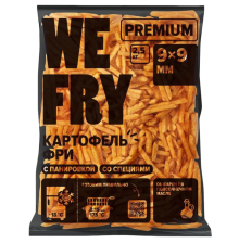 Картофель фри с панировкой и специями 9*9мм 2,5кг 1/5шт Фрайми Premium FMB9